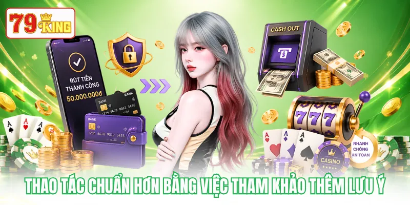 Thao tác chuẩn hơn bằng việc tham khảo thêm lưu ý Thao tác chuẩn hơn bằng việc tham khảo thêm lưu ý